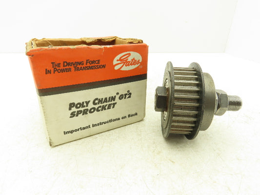 Gates 8M-32S-21 Poly Chain GT Idler Sprocket Pulley Assy Stud 3/4-16 Thread