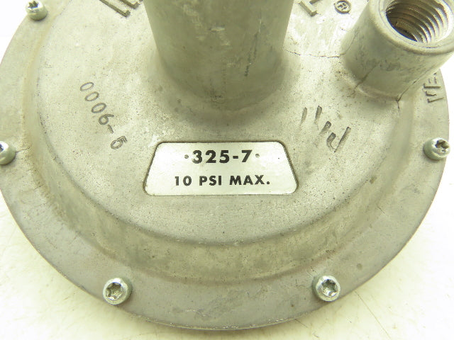 Maxitrol 325-7 Gas Service Regulator 10psi Max 1-1/4"NPT