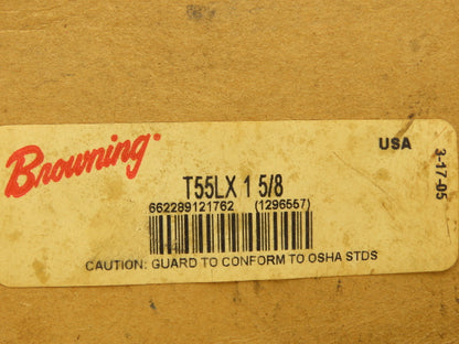 Browning T55LX1 5/8 Torque Limiter 1-5/8" Bore 5-1/2" OD