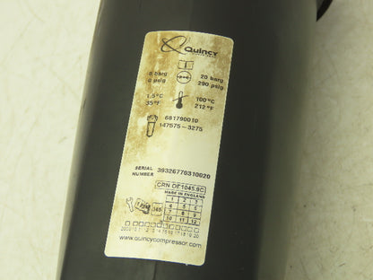 Quincy CRN OE1045.9C Air Compressor Filter 1"NPT 290 PSI
