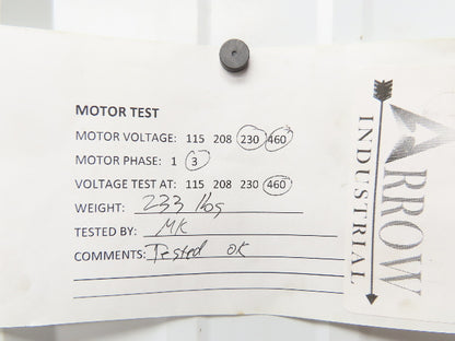 Worldwide Electric ODP20-36-254T AC Motor 20Hp 3532 RPM 230/460V 3PH 254T ODP