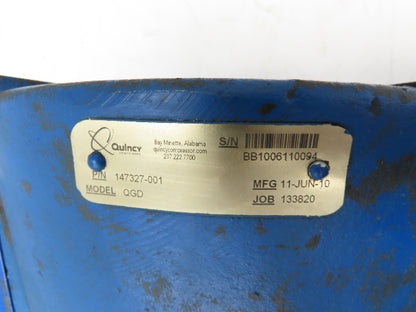 Quincy QGD-20 Rotary Screw Air Compressor Air End 20Hp 147327-001