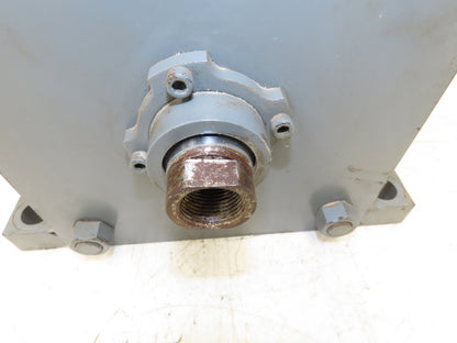 Miller A72B4N Pneumatic Air Cylinder 8" Bore 3" Stroke 250psi Foot Mount