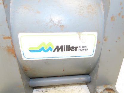 Miller A72B4N Pneumatic Air Cylinder 8" Bore 3" Stroke 250psi Foot Mount