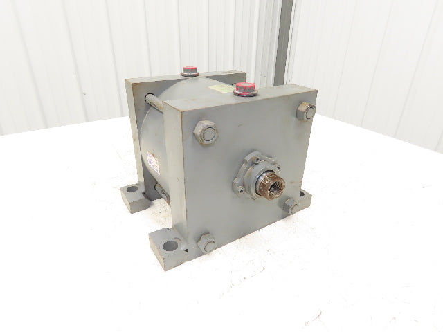 Miller A72B4N Pneumatic Air Cylinder 8" Bore 3" Stroke 250psi Foot Mount