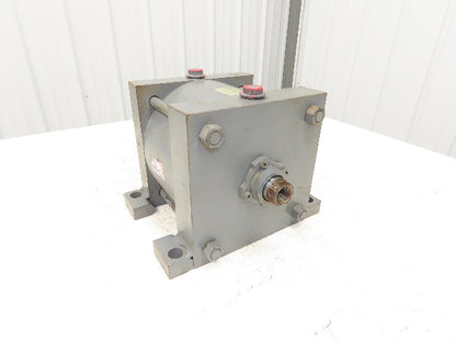 Miller A72B4N Pneumatic Air Cylinder 8" Bore 3" Stroke 250psi Foot Mount