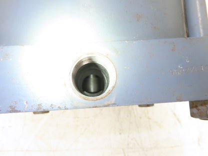 Miller A72B4N Pneumatic Air Cylinder 8" Bore 3" Stroke 250psi Foot Mount