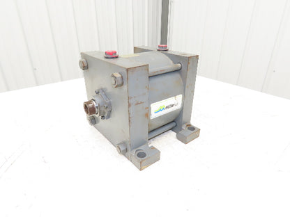 Miller A72B4N Pneumatic Air Cylinder 8" Bore 3" Stroke 250psi Foot Mount