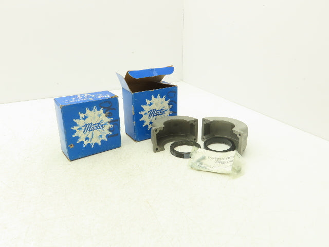 Martin 4016COV Coupling Cover #40 Chain 4" OD x 2" Width Lot Of 2