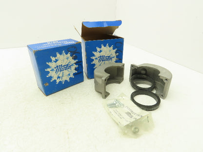Martin 4016COV Coupling Cover #40 Chain 4" OD x 2" Width Lot Of 2