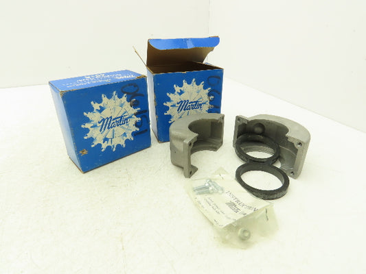 Martin 4016COV Coupling Cover #40 Chain 4" OD x 2" Width Lot Of 2