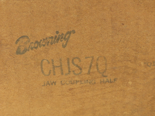 Browning CHJS7Q Jaw Coupling Hub 3/4" to 2-11/16" Bore Q1 Bushing