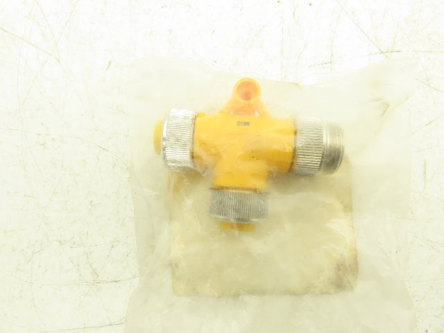 Turck RSM-2RKM-20 T-Splitter 2 Wire Actuator and Sensor Tee 7/8"-16 UN Lot of 5