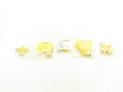 Turck RSM-2RKM-20 T-Splitter 2 Wire Actuator and Sensor Tee 7/8"-16 UN Lot of 5