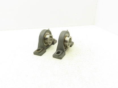 Browning PB250X1-5/8 Pillow Block Bearing 1-5/8" Bore 2 Bolt Base Lot Of 2