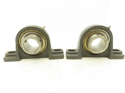 Browning PB250X1-5/8 Pillow Block Bearing 1-5/8" Bore 2 Bolt Base Lot Of 2