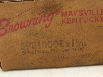 Browning SPB1000EX1-11/16 Pillow Block Spherical Roller Bearing 1-11/16" Bore