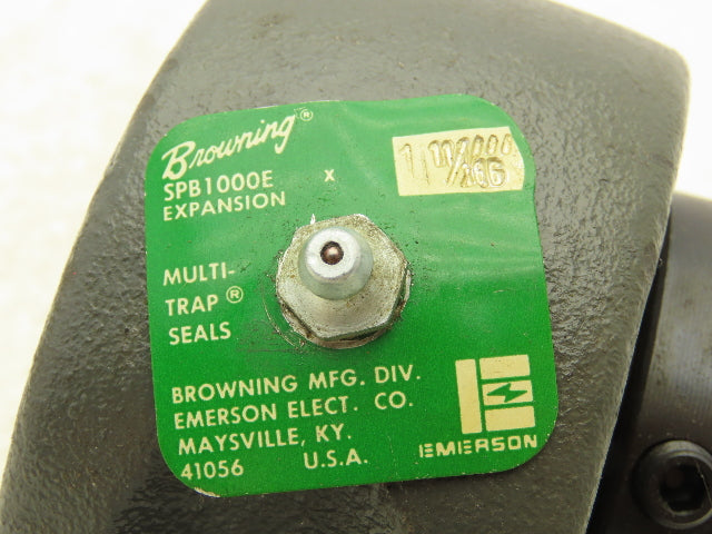Browning SPB1000EX1-11/16 Pillow Block Spherical Roller Bearing 1-11/16" Bore