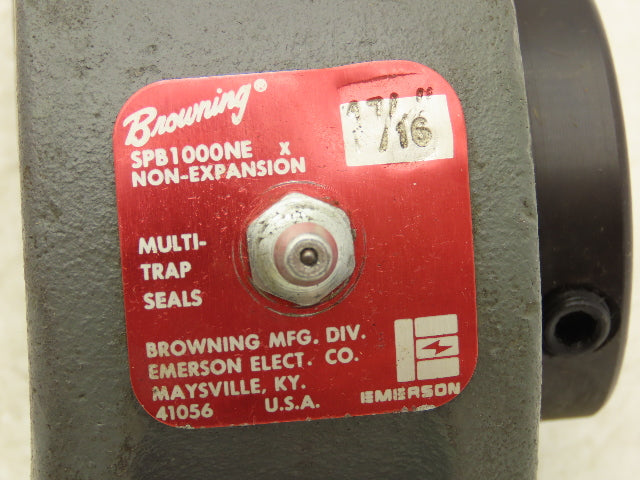 Browning SPB1000NEX1-7/16 Pillow Block Spherical Roller Bearings 1-7/16" Bore