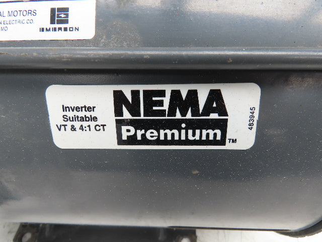 US Motors D10P2B AY06 AC Motor 10Hp 1765 RPM 230/460V 3PH 215T ODP Air Over