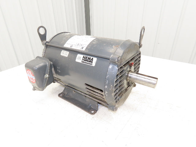 US Motors D10P2B AY06 AC Motor 10Hp 1765 RPM 230/460V 3PH 215T ODP Air Over