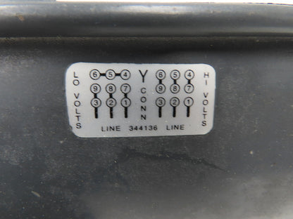 US Motors D10P2B AY06 AC Motor 10Hp 1765 RPM 230/460V 3PH 215T ODP Air Over