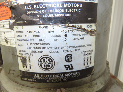 Bridgeport Knee Mill Milling Machine Head & Spindle Only No Base 2Hp 460V 3Ph