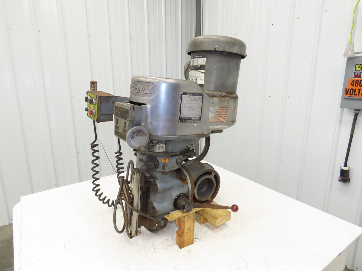 Bridgeport Knee Mill Milling Machine Head & Spindle Only No Base 2Hp 460V 3Ph