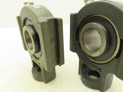 Browning RT-1706 Take Up Unit Ball Bearing 1-1/4" Bore VS-220 Insert Lot Of 2