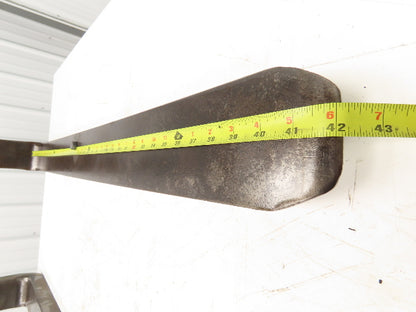 1-3/4" X 4" X 42" Pin-Type Shaft-Mounted Forklift Forks 5500lbs Class 3