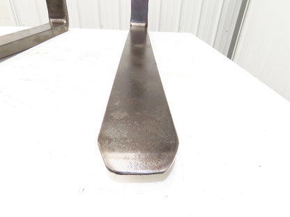 1-3/4" X 4" X 42" Pin-Type Shaft-Mounted Forklift Forks 5500lbs Class 3