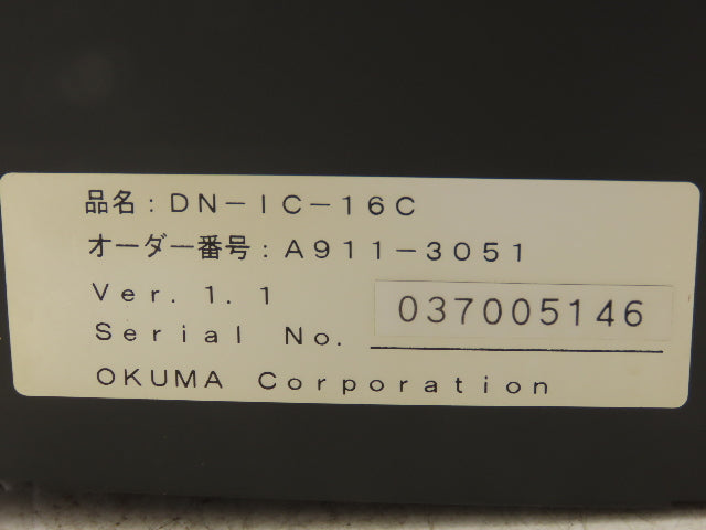 Okuma DN-SLV/DN-IC-16C/DN-OC-16PC PLC Input Output Card Modules Lot of 5