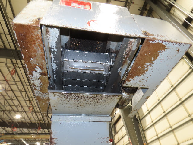 BMF Chip Conveyor w/Coolant Recovery Tank & Pump 48"H 12' 8"L 480V 3PH