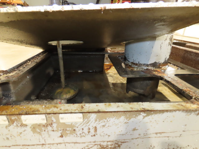 BMF Chip Conveyor w/Coolant Recovery Tank & Pump 48"H 12' 8"L 480V 3PH