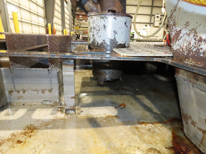 BMF Chip Conveyor w/Coolant Recovery Tank & Pump 48"H 12' 8"L 480V 3PH