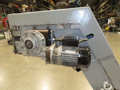 BMF Chip Conveyor w/Coolant Recovery Tank & Pump 48"H 12' 8"L 480V 3PH