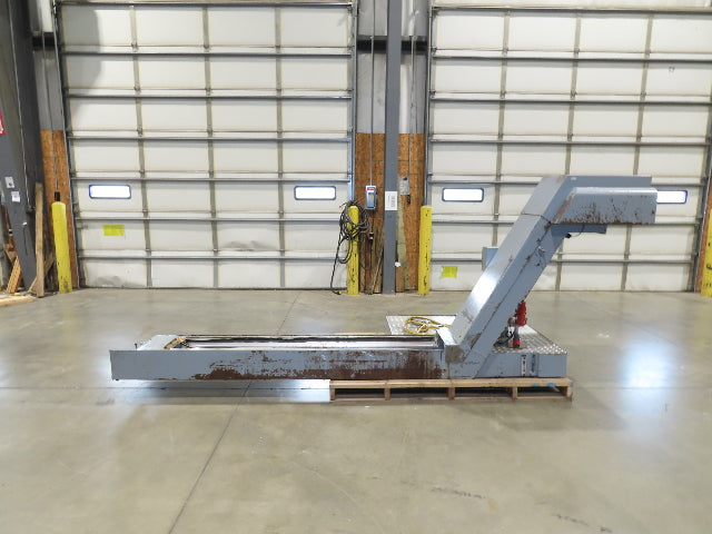 BMF Chip Conveyor w/Coolant Recovery Tank & Pump 48"H 12' 8"L 480V 3PH
