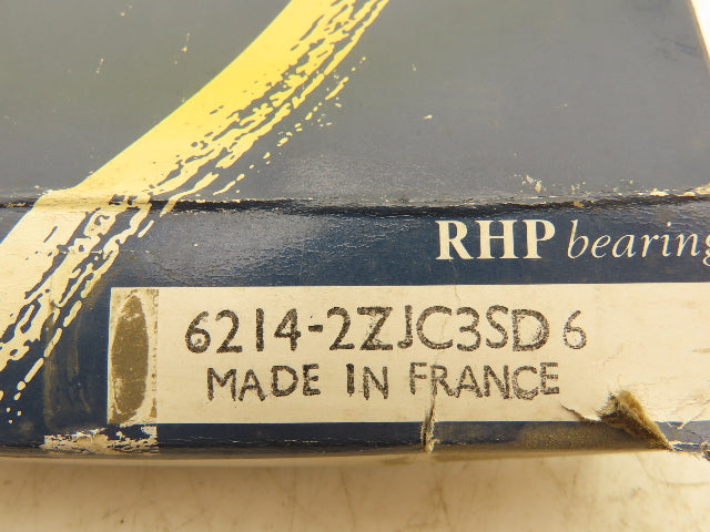 RHP 6214-C3 Ball Bearing Deep Groove 70mm-ID x 125mm-OD x 24mm-Width