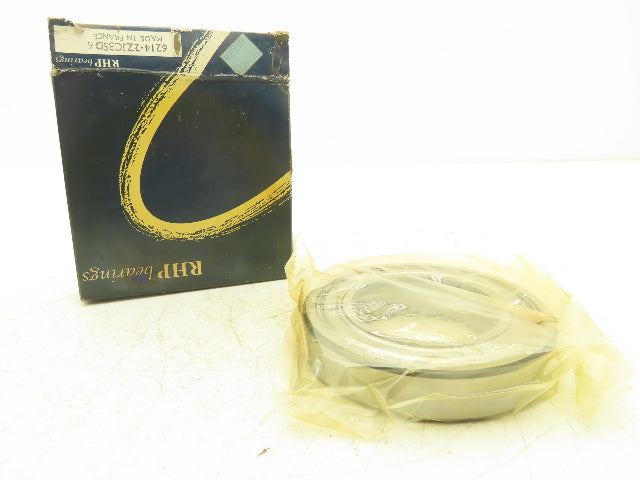 RHP 6214-C3 Ball Bearing Deep Groove 70mm-ID x 125mm-OD x 24mm-Width