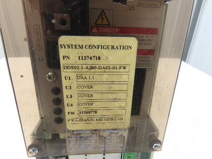 Indramat DDS02.1A200D Digital AC Servo Controller