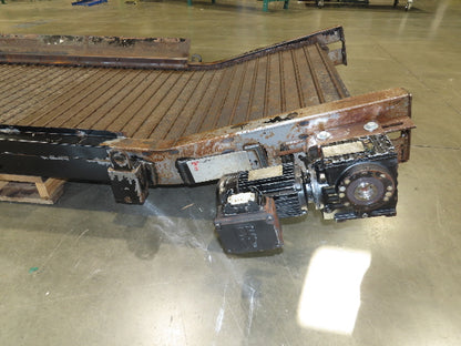 Turbo Systems 40"x 14' CNC Scrap Chip Conveyor Low Profile 230/460V 3PH 10FPM