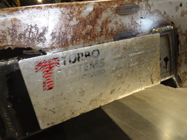 Turbo Systems 40"x 14' CNC Scrap Chip Conveyor Low Profile 230/460V 3PH 10FPM