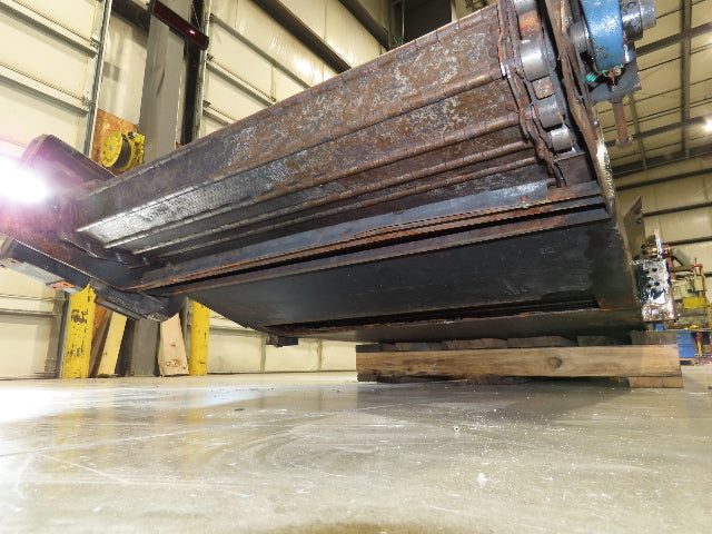 Turbo Systems 40"x 14' CNC Scrap Chip Conveyor Low Profile 230/460V 3PH 10FPM