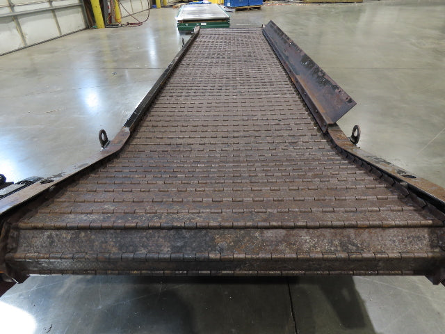 Turbo Systems 40"x 14' CNC Scrap Chip Conveyor Low Profile 230/460V 3PH 10FPM