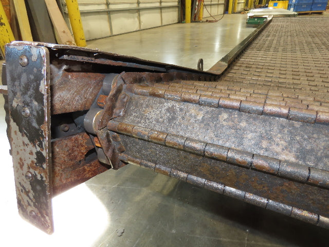 Turbo Systems 40"x 14' CNC Scrap Chip Conveyor Low Profile 230/460V 3PH 10FPM