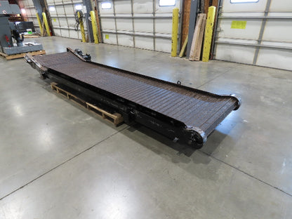 Turbo Systems 40"x 14' CNC Scrap Chip Conveyor Low Profile 230/460V 3PH 10FPM