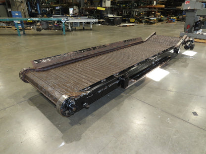 Turbo Systems 40"x 14' CNC Scrap Chip Conveyor Low Profile 230/460V 3PH 10FPM