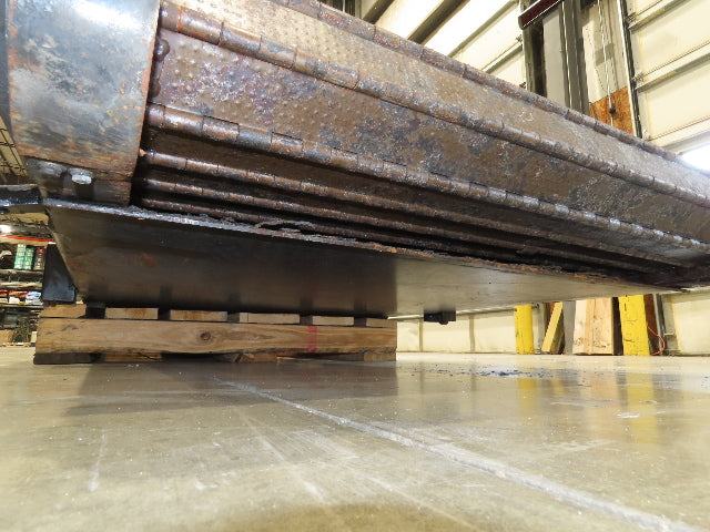 Turbo Systems 40"x 14' CNC Scrap Chip Conveyor Low Profile 230/460V 3PH 10FPM