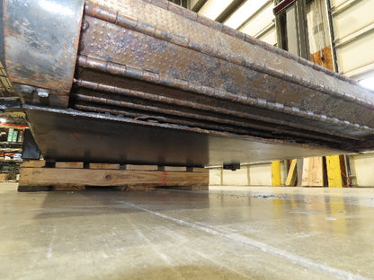 Turbo Systems 40"x 14' CNC Scrap Chip Conveyor Low Profile 230/460V 3PH 10FPM