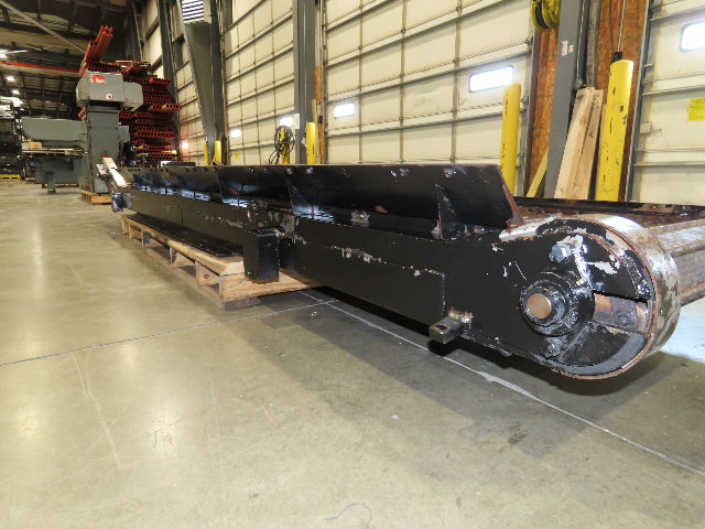 Turbo Systems 40"x 14' CNC Scrap Chip Conveyor Low Profile 230/460V 3PH 10FPM